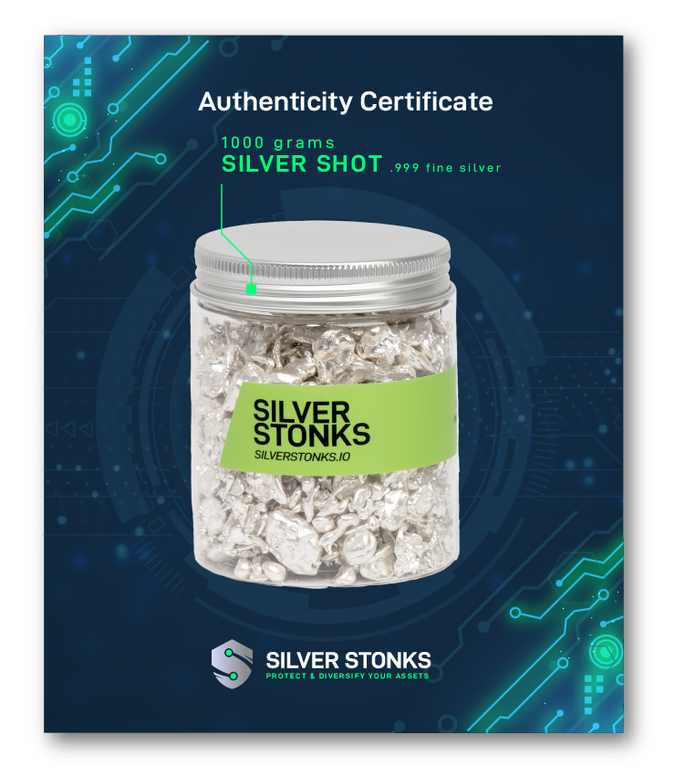 SilverBack Statue Certificate